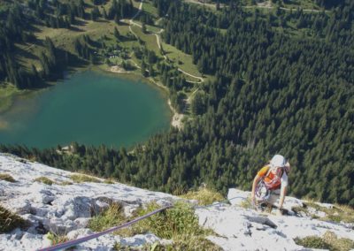 Grimepur au dessus du lac Bénit